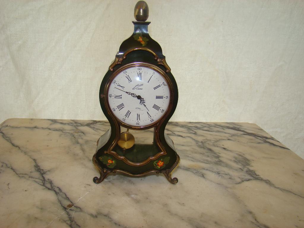 Boulle mantel klokje, Antiek en Kunst, Antiek | Klokken, Ophalen of Verzenden