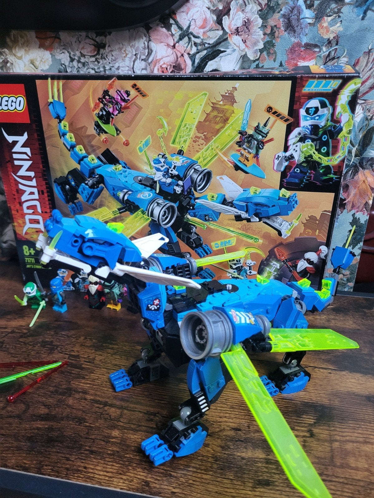 Lego Ninjago 71711 Jay's cyber dragon in doos, Kinderen en Baby's, Speelgoed | Duplo en Lego, Lego, Ophalen of Verzenden, Zo goed als nieuw