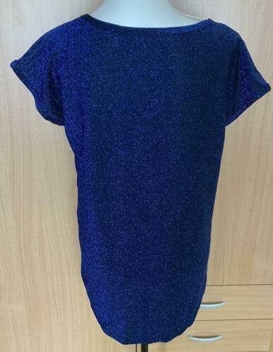 Ambika top maat S, Kleding | Dames, Tops, Blauw, Ophalen of Verzenden, Zo goed als nieuw, Korte mouw