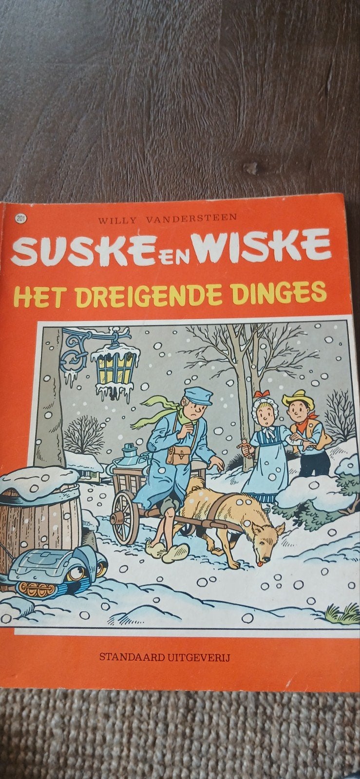 Suske en Wiske: Het Dreigende Dinges (nr. 201), Willy Vandersteen, Eén stripboek, Ophalen, Gelezen