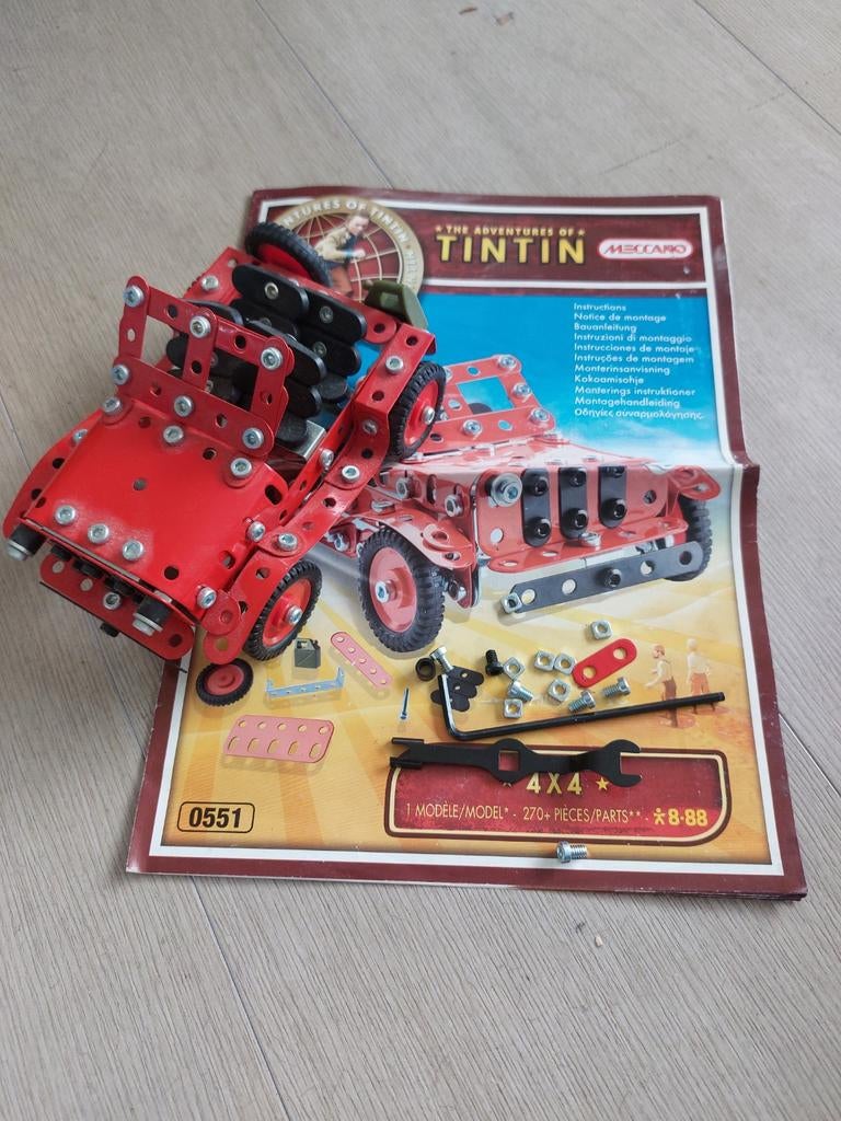 MECCANO TINTIN 0551, Overige merken, Gebruikt, Auto, Groter dan 1:32