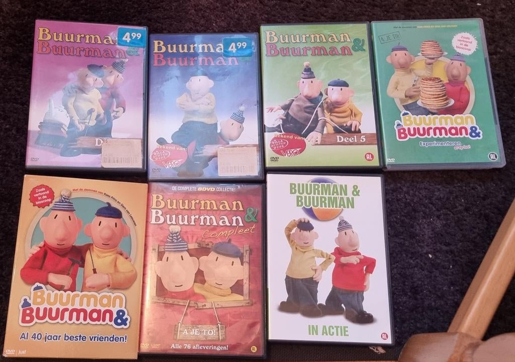 Te koop. 7 verschillende Dvd.s van Buurman en buurman serie., Cd's en Dvd's, Dvd's | Kinderen en Jeugd, Zo goed als nieuw, Alle leeftijden