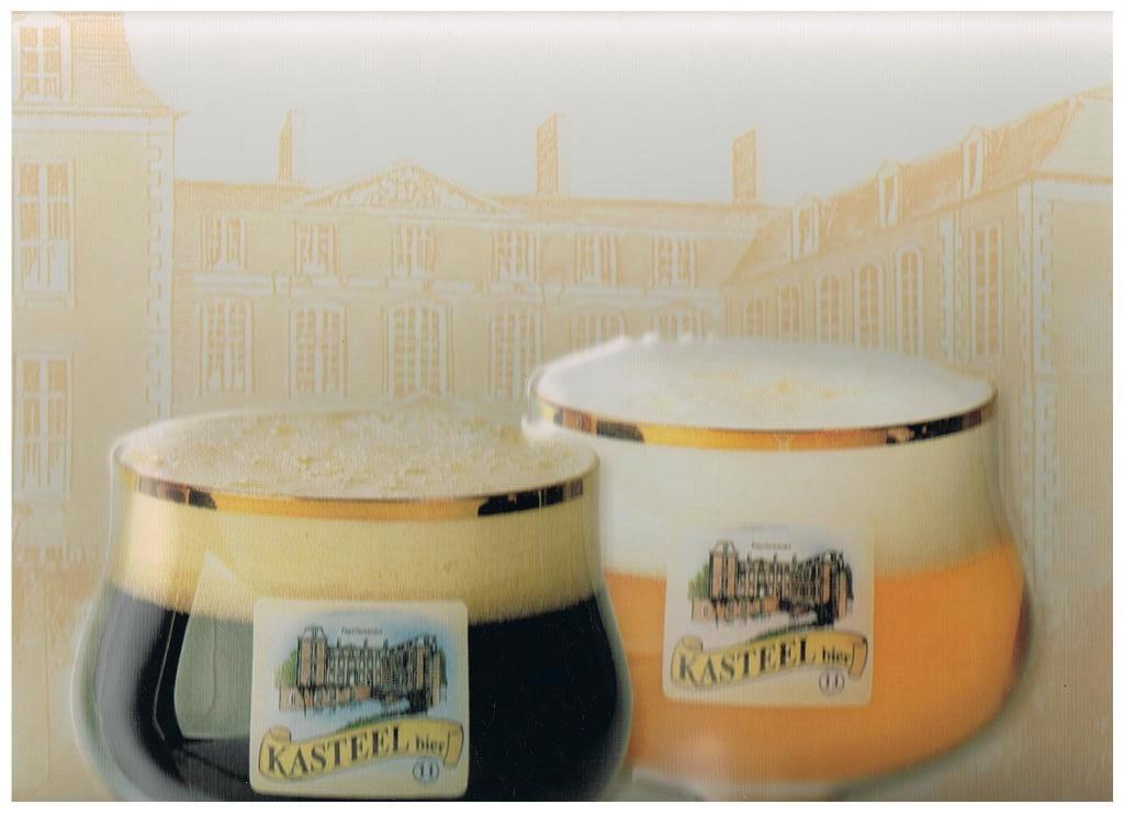 KASTEELBIER PLAAT, Verzamelen, Verzenden, Nieuw, Reclamebord, Plaat of Schild, Overige merken