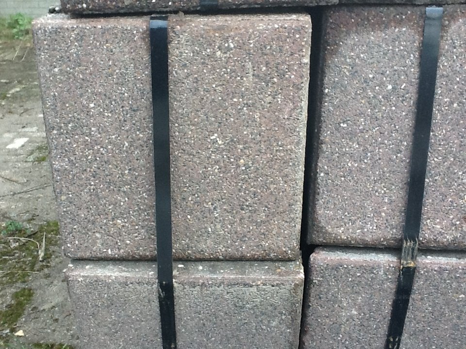 voordelig 6532 grijs of heide betontegels 4,5/5cm dik