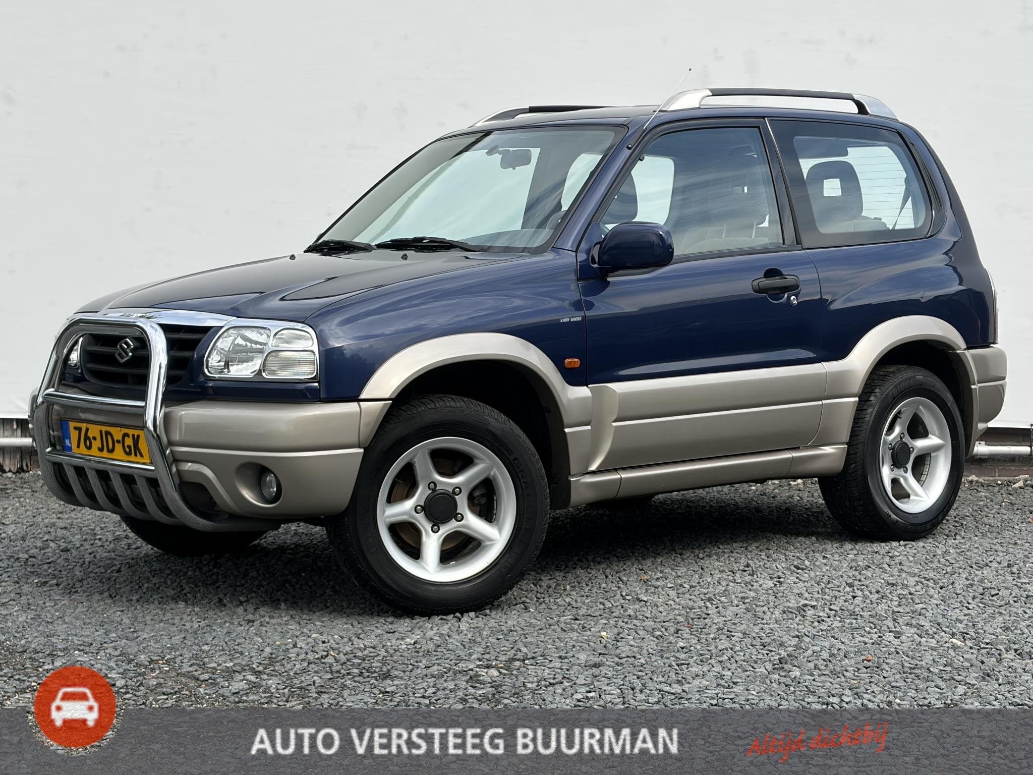 Suzuki Grand Vitara 2.0 Metal Top Wide Body 1e Eig Dealer on, Auto's, Zwart, 4 cilinders, Bedrijf, Handgeschakeld