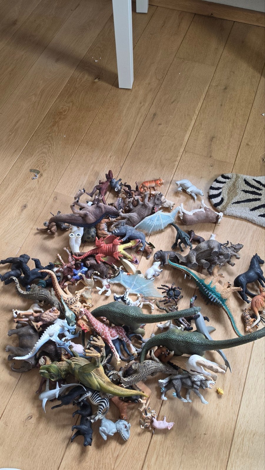 Grote verzameling Schleich dieren (ca. 85 stuks), Verzamelen, Ophalen of Verzenden, Zo goed als nieuw, Beeldje of Figuurtje