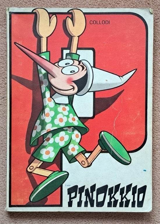 Retro Pinokkio boek, Ophalen of Verzenden, Zo goed als nieuw, Collodi, Prentenboek