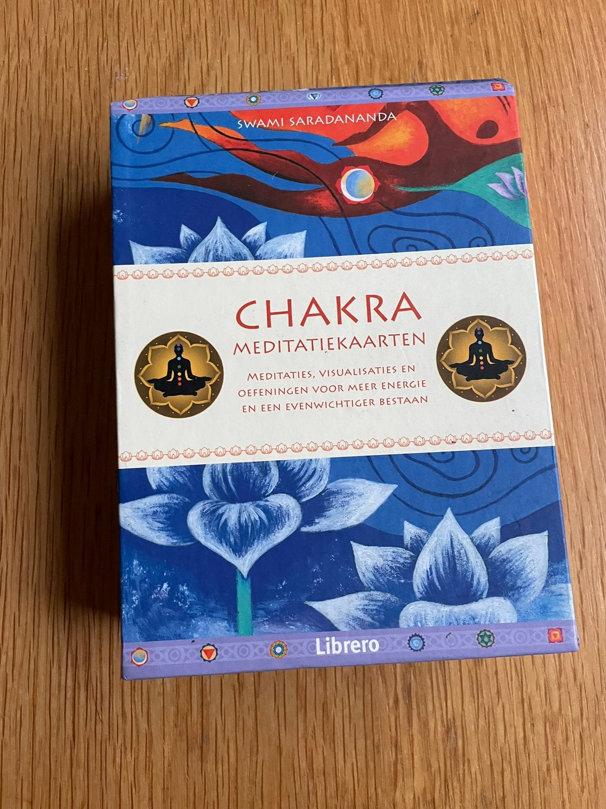 S. Saradananda - Chakra meditatiekaarten, Tarot of Kaarten leggen, Overige typen, Ophalen of Verzenden, Zo goed als nieuw