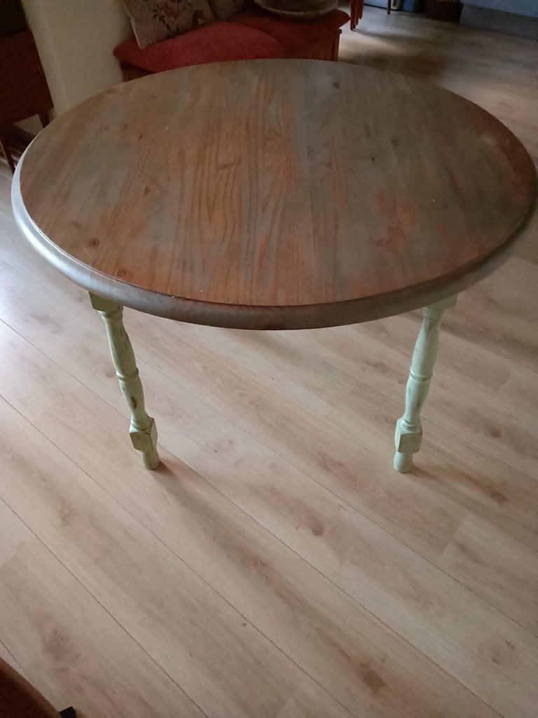 Tafel, Ophalen, Gebruikt, Rond, Vier personen