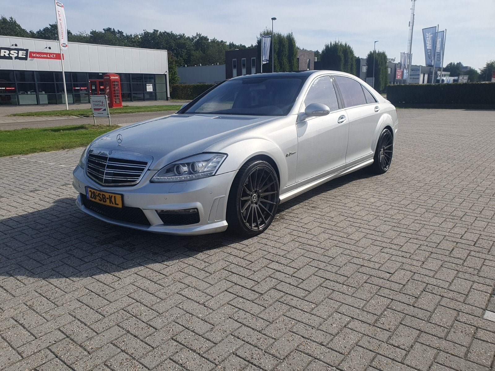 Mercedes-Benz S-Klasse 5.5 S500 s63 amg Lang AUT 2005 Grijs, Automaat, Achterwielaandrijving, 8 cilinders, 1885 kg