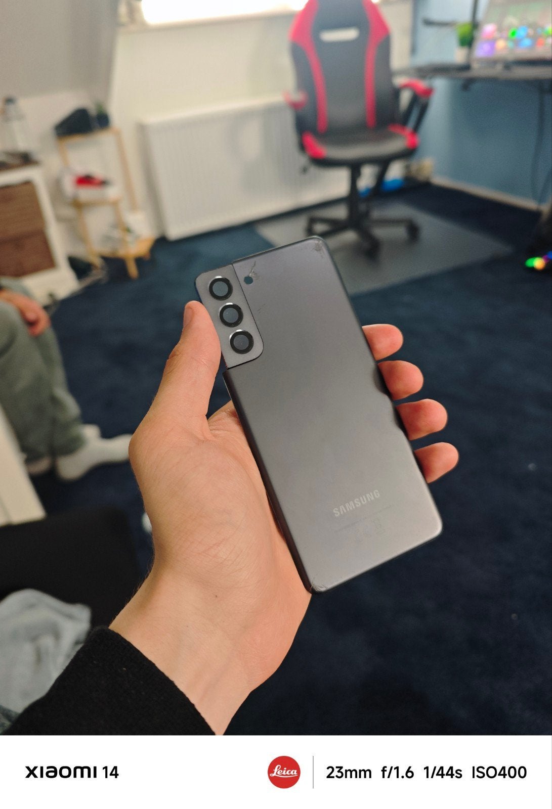 Samsung S21 achterkantje - Ideaal voor vervanging, Ophalen of Verzenden, Gebruikt, Overige typen, Samsung