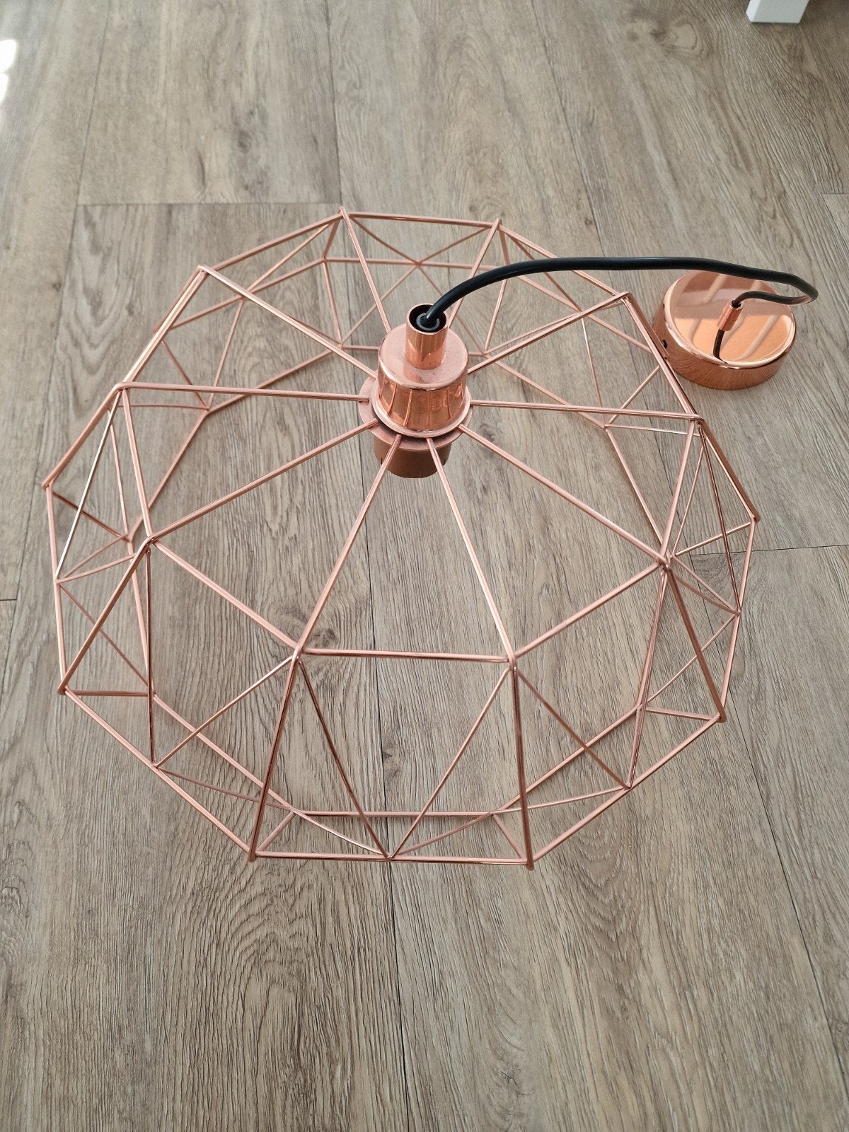 Eglo Koperen Hanglamp - Modern Design, Ophalen, E27 (groot), Metaal, Modern, Geometrisch