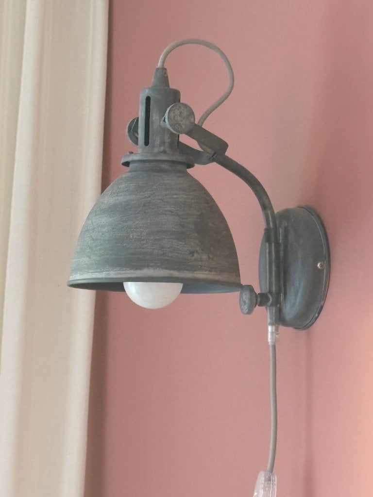 wandlamp, Huis en Inrichting, Lampen | Wandlampen, Ophalen, E27 (groot), Zo goed als nieuw, Overige merken