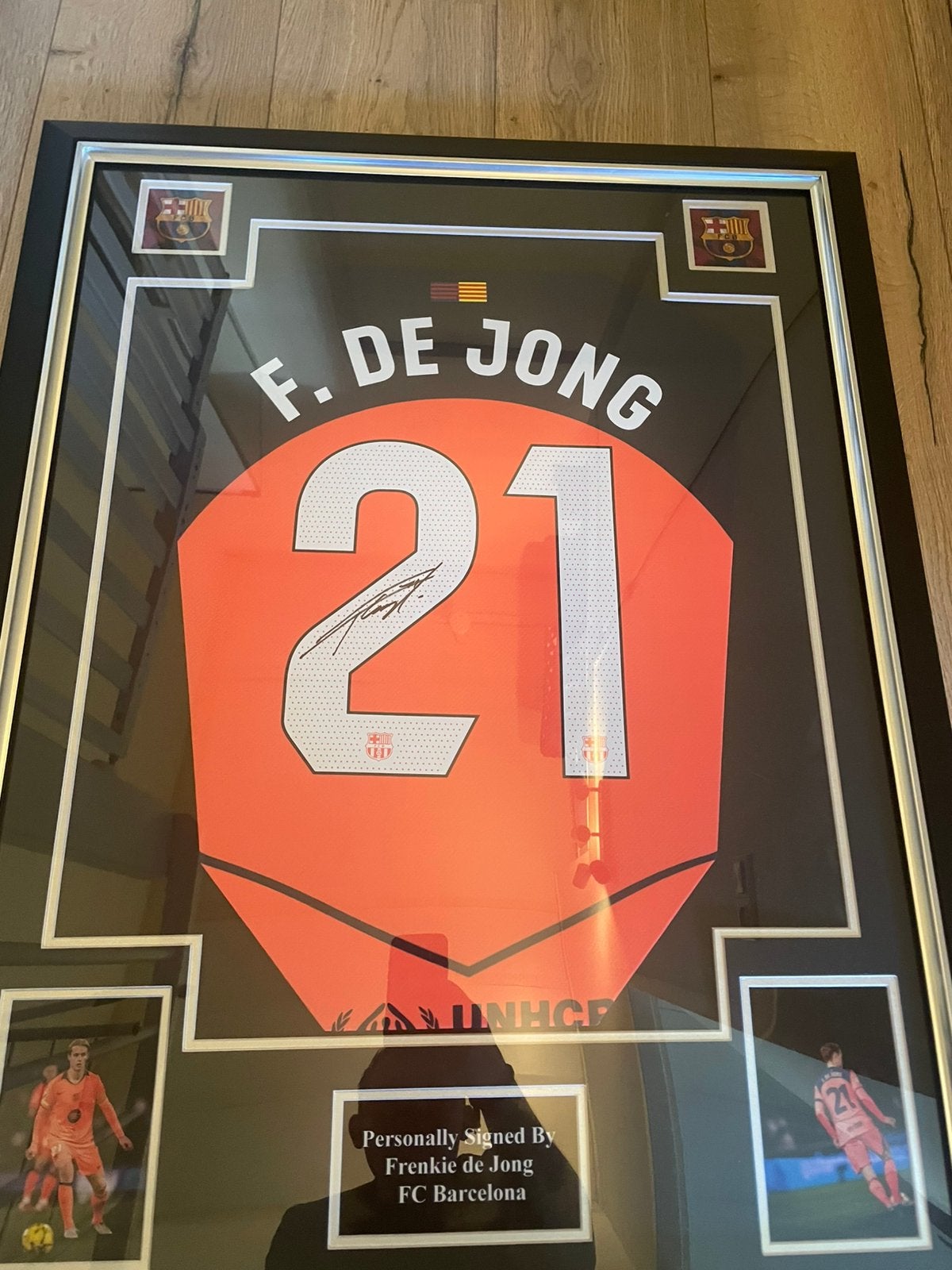Frenkie de jong gesigneerd voetbal shirt Barcelona, Verzamelen, Sportartikelen en Voetbal, Ophalen, Zo goed als nieuw, Buitenlandse clubs