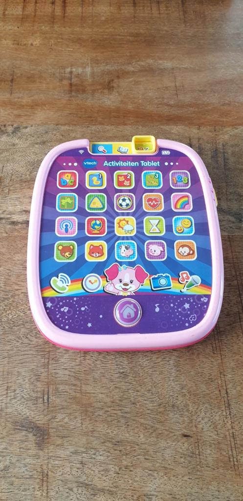 Roze VTech Activiteiten Tablet - Educatief Speelgoed, Ophalen of Verzenden, Gebruikt, Overige typen, Met licht