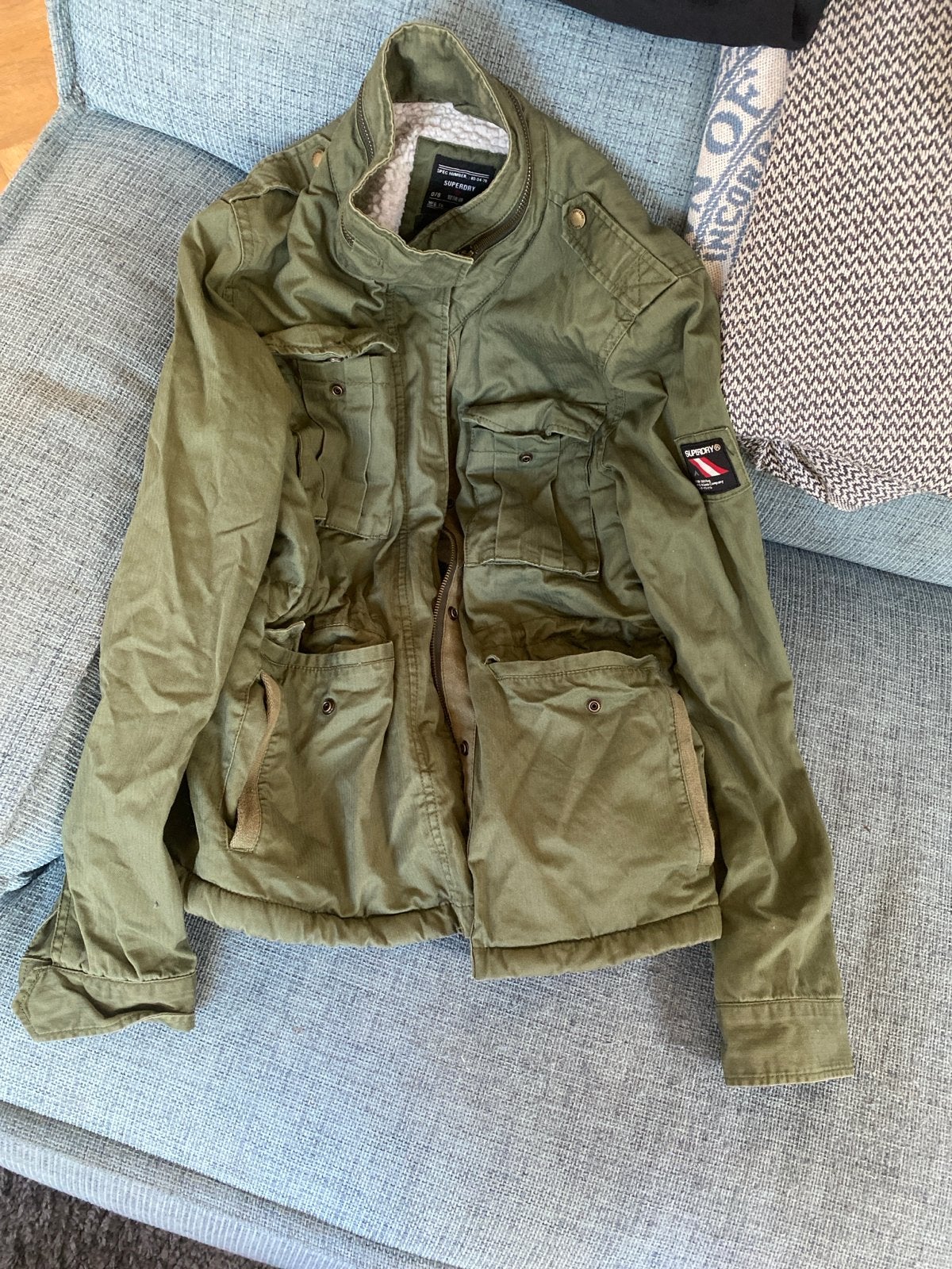 Superdry jas, Kleding | Dames, Ophalen of Verzenden, Gedragen, Maat 42/44 (L), Groen