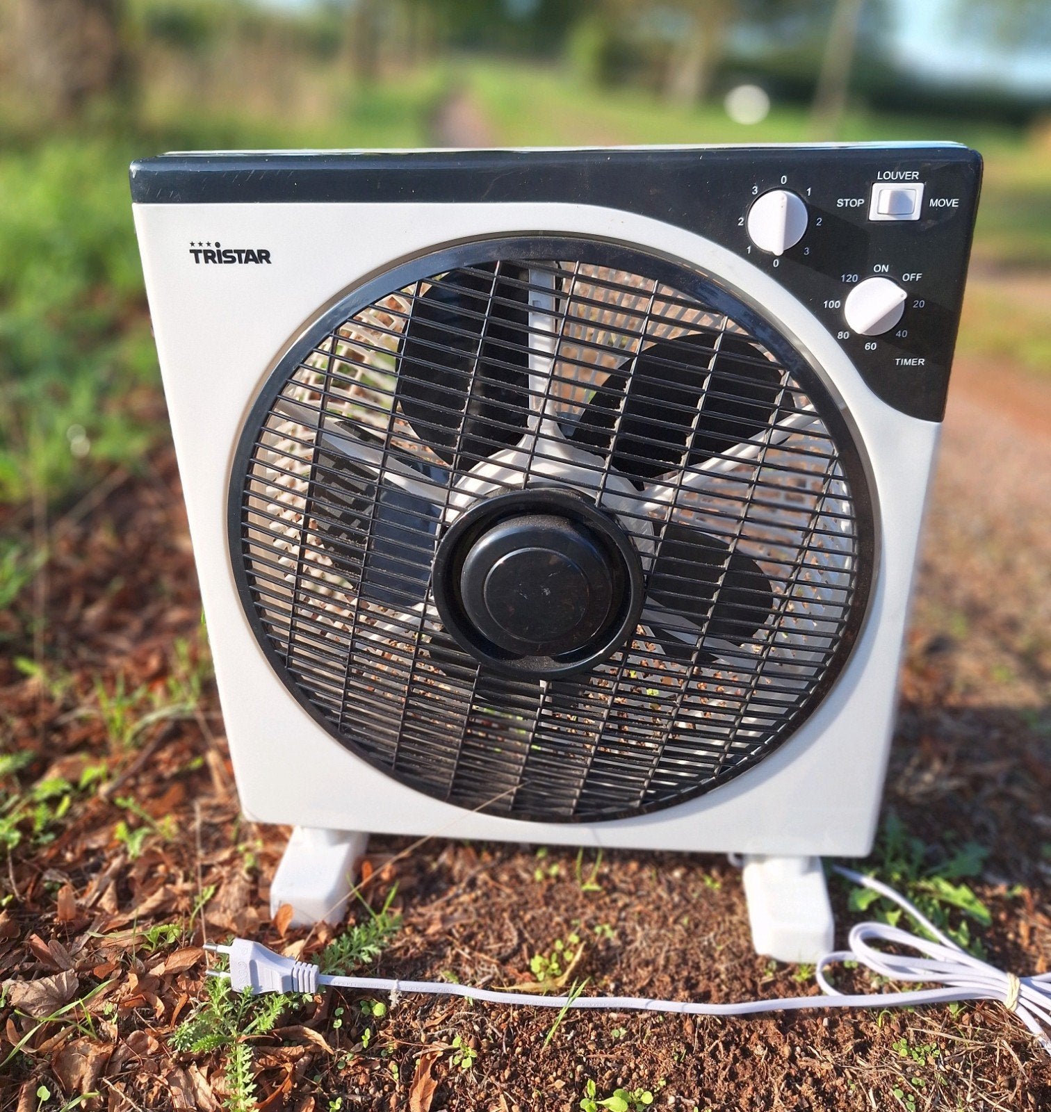 Tristar Boxfan met timer, Caravans en Kamperen, Ophalen of Verzenden
