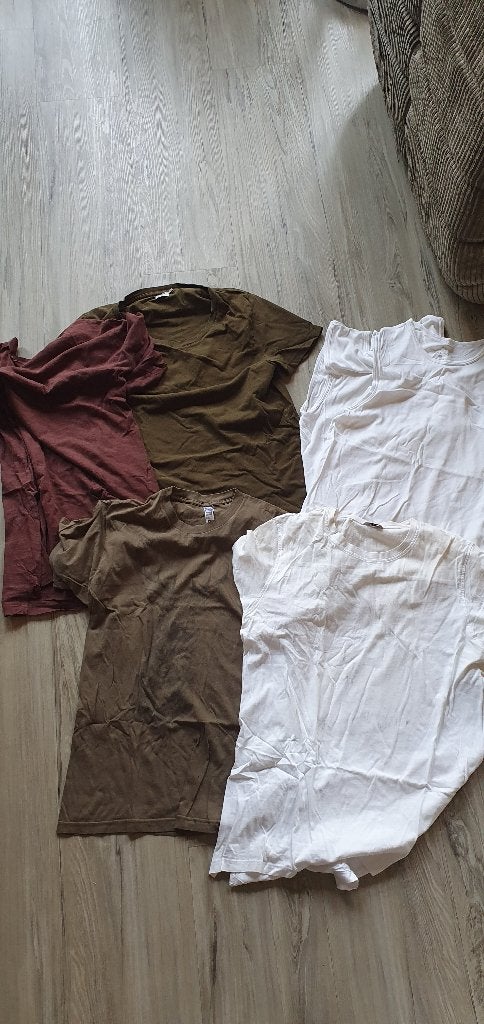 Set: 4 T-shirts en 2 tanktops maat M, Ophalen of Verzenden, Zo goed als nieuw, Maat 48/50 (M), Overige kleuren
