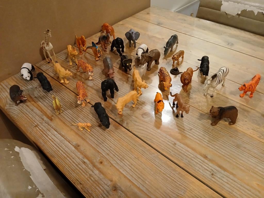 Set speelgoed dierenfiguren (jungle/safari), Ophalen