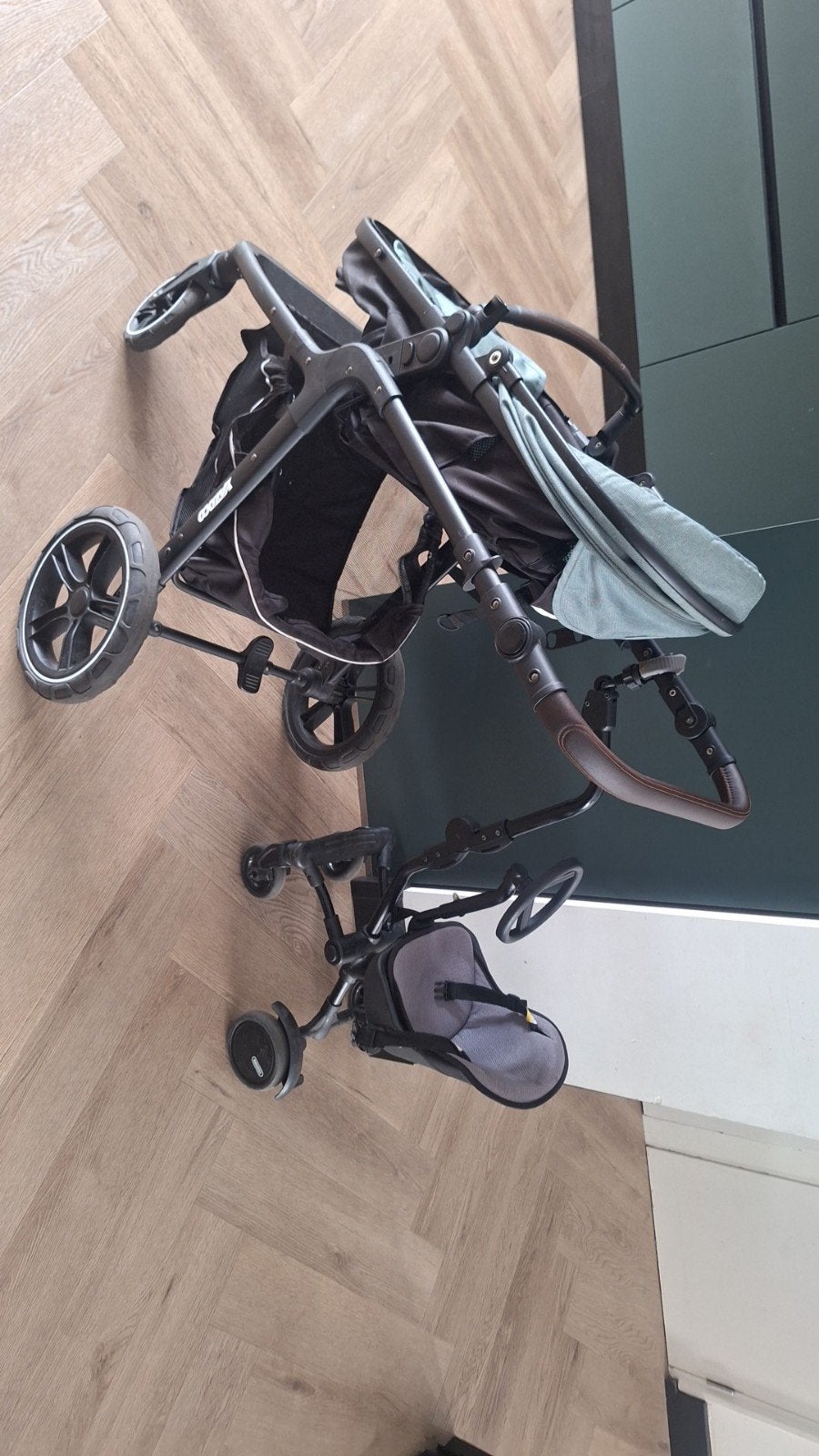 Kinderwagen met een extra stoel voor een broer of zus, Ophalen of Verzenden