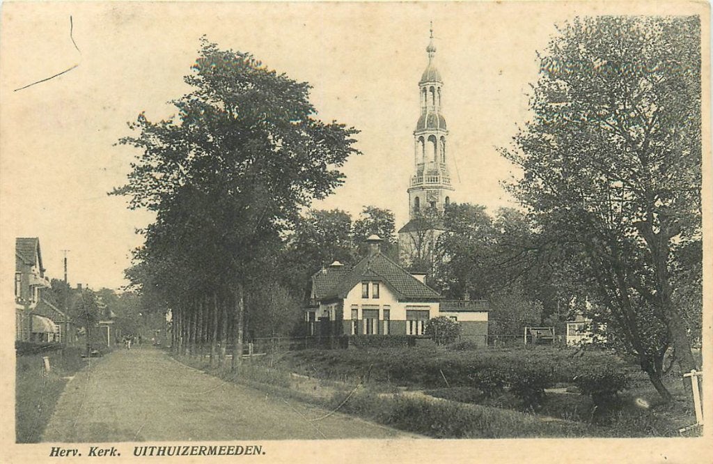 702-006-007 Uithuizermeeden Herv Kerk, Verzenden, Voor 1920, Groningen