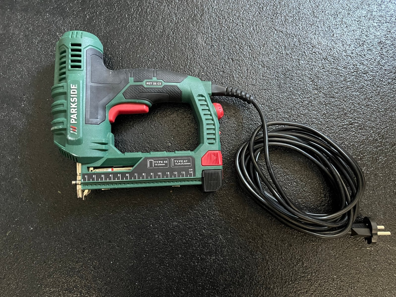 Parkside PET 25 C3 Elektrische Tacker/Nietmachine, Ophalen of Verzenden, Gebruikt, Tacker/nietmachine, Parkside