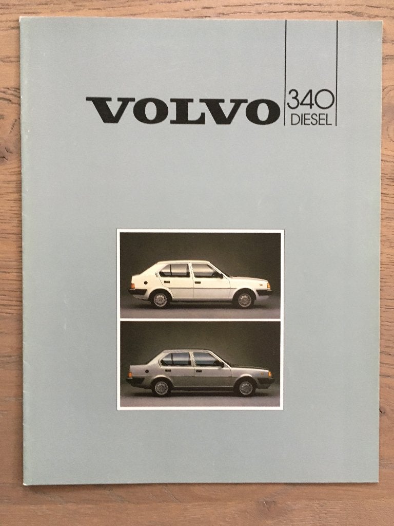 Autofolder/Brochure Volvo 340 Diesel 1985, Ophalen of Verzenden, Nieuw, Volvo