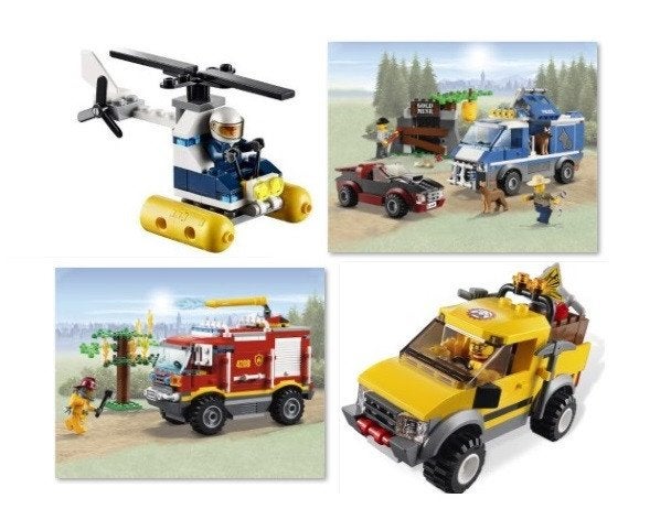 Lego City 5 sets hulpdiensten | zgan, Kinderen en Baby's, City, Lego, Ophalen of Verzenden, Zo goed als nieuw