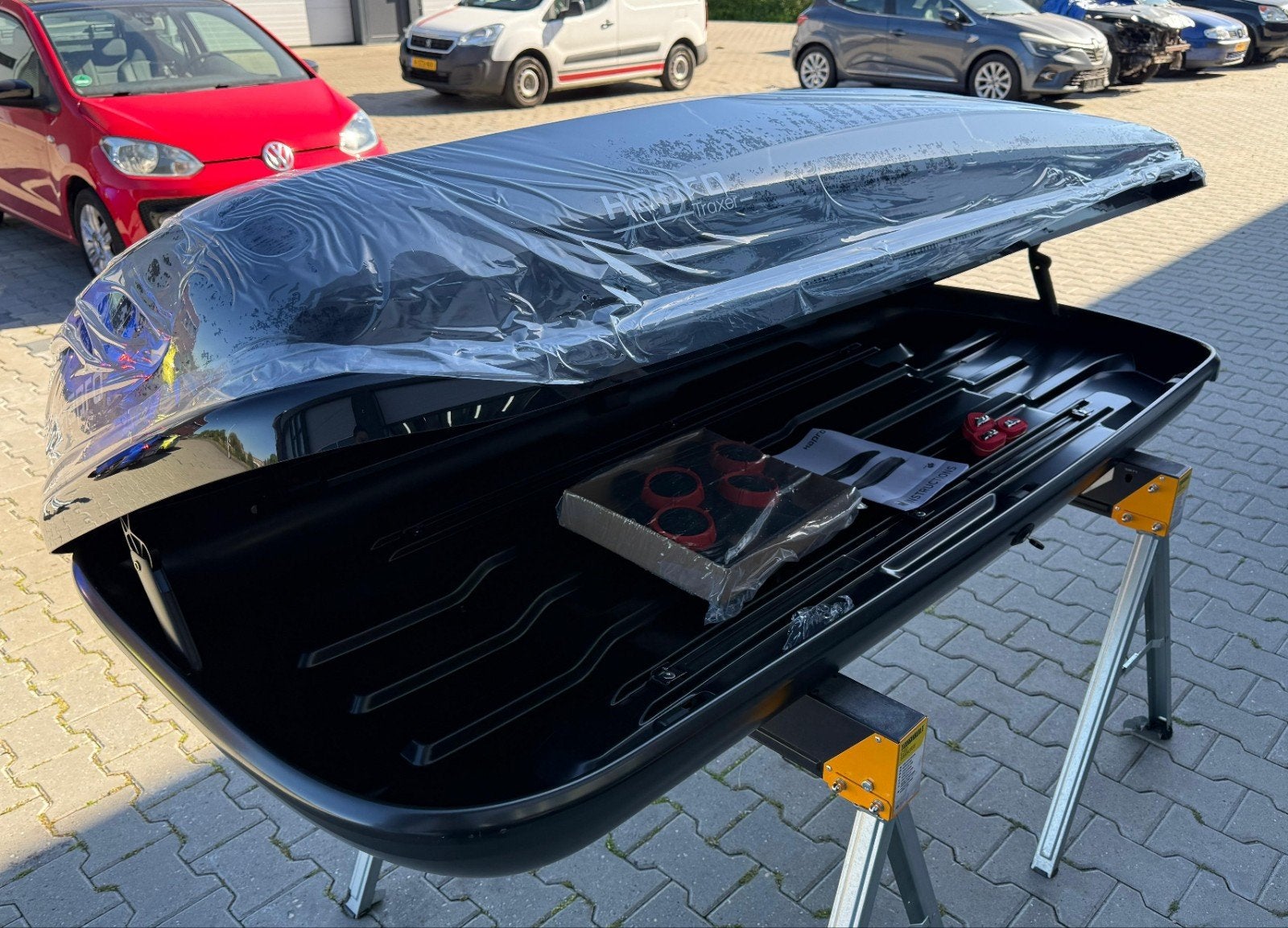 ACTIE HAGELNIEUWE Hapro Traxers 8.6 XXL dakkoffers skiboxen, Ophalen of Verzenden, Nieuw