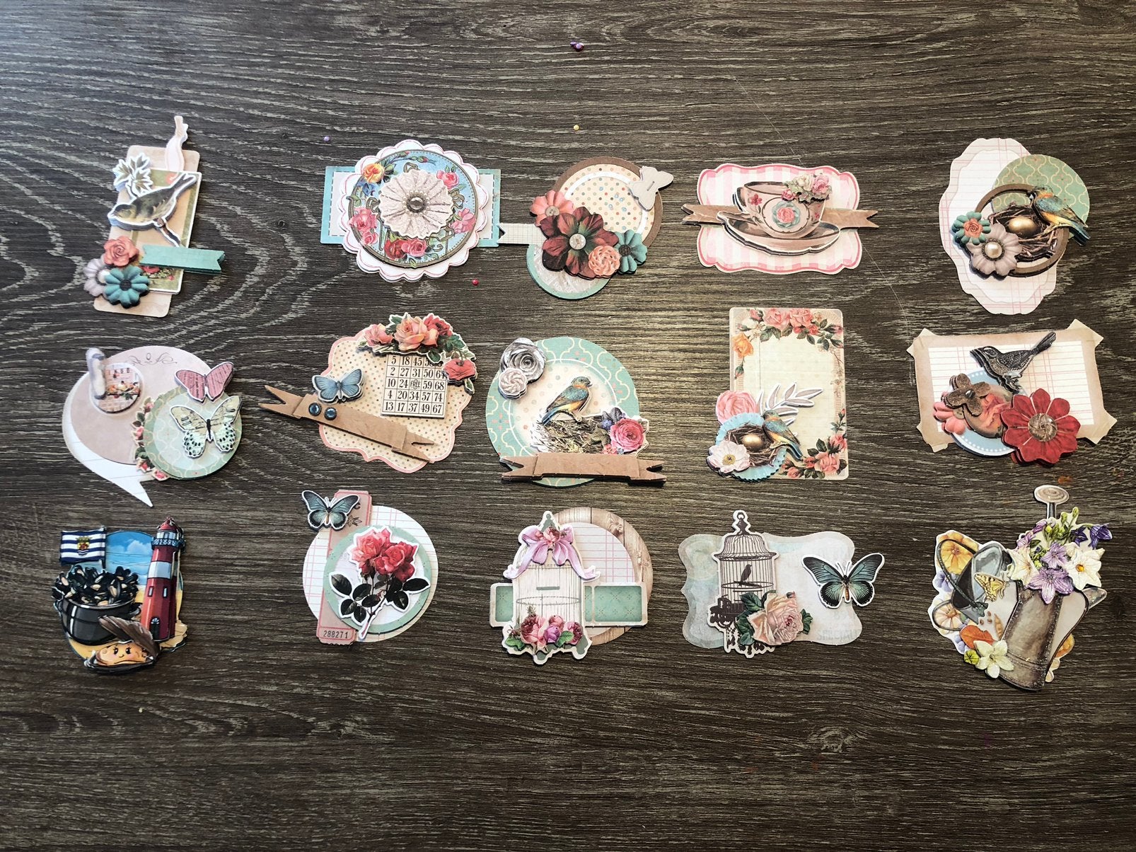 3d plaatjes voor kaarten scrapbooking, Ophalen of Verzenden, Zo goed als nieuw, Overige thema's, Pons of Mal