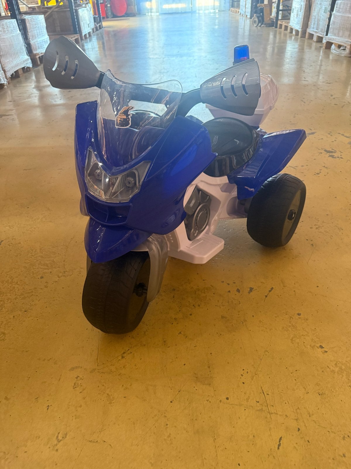 Elektrische Kindermotorfiets Politie - Blauw, Ophalen of Verzenden, Zo goed als nieuw, Overige typen