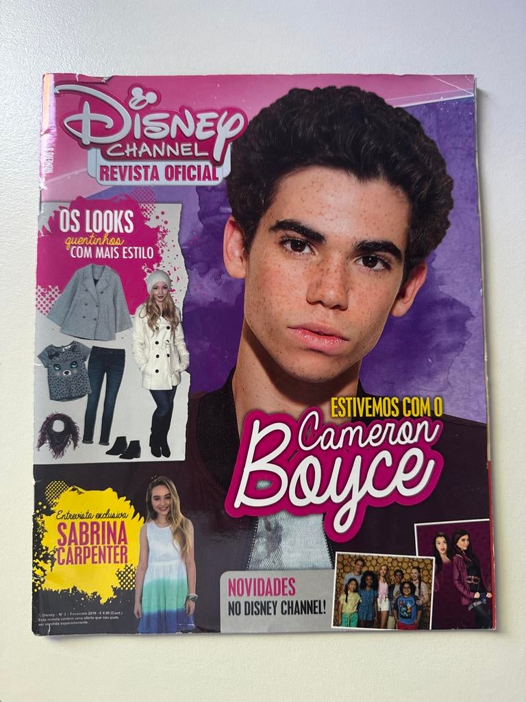 Disney Channel Magazine met Cameron Boyce en Sabrina Carpent, Ophalen of Verzenden, Zo goed als nieuw, Muziek, Film of Tv