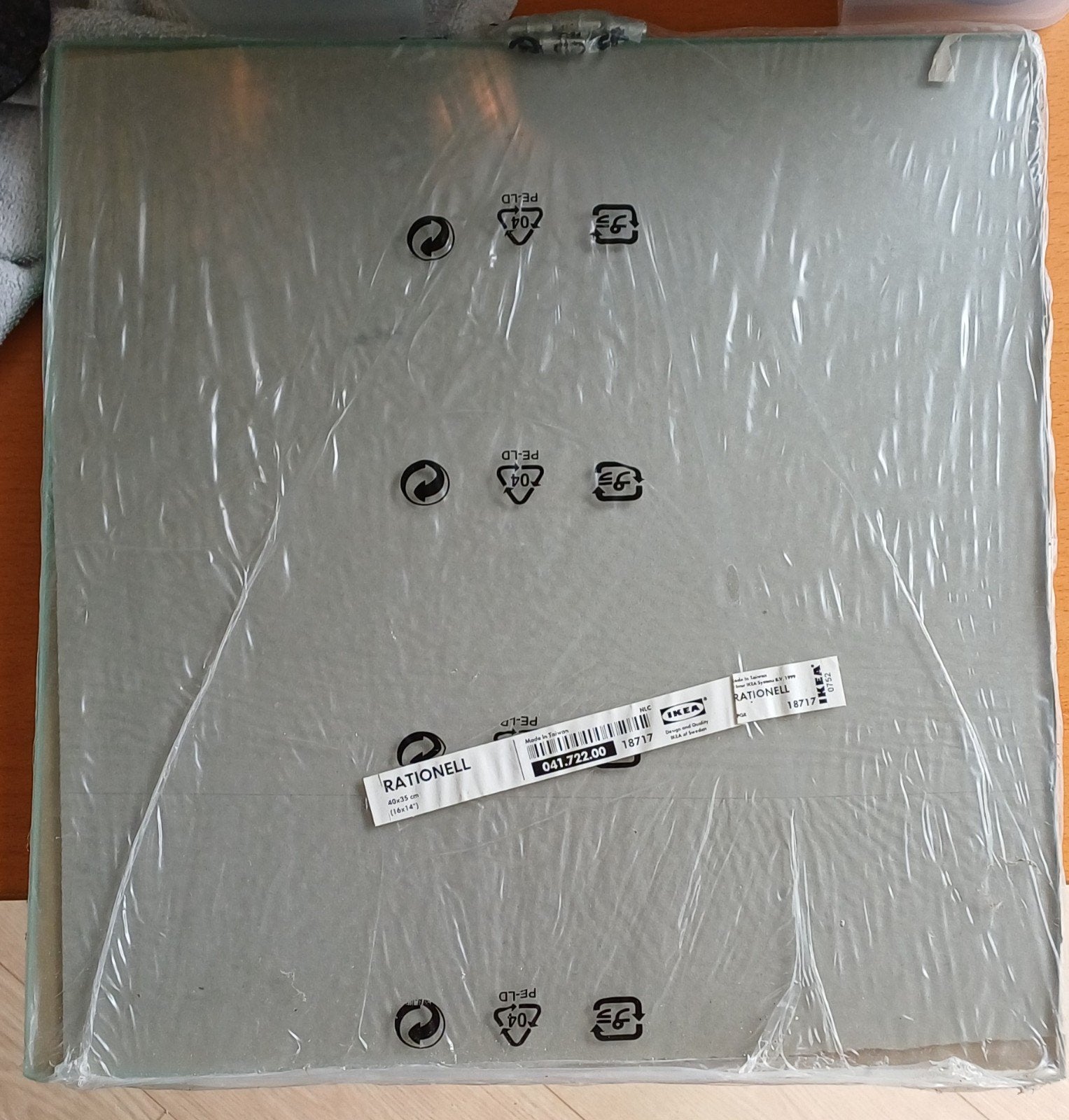 IKEA Rationell Glazen Planken 40x35 cm (2x 2 stuks), Ophalen, Nieuw
