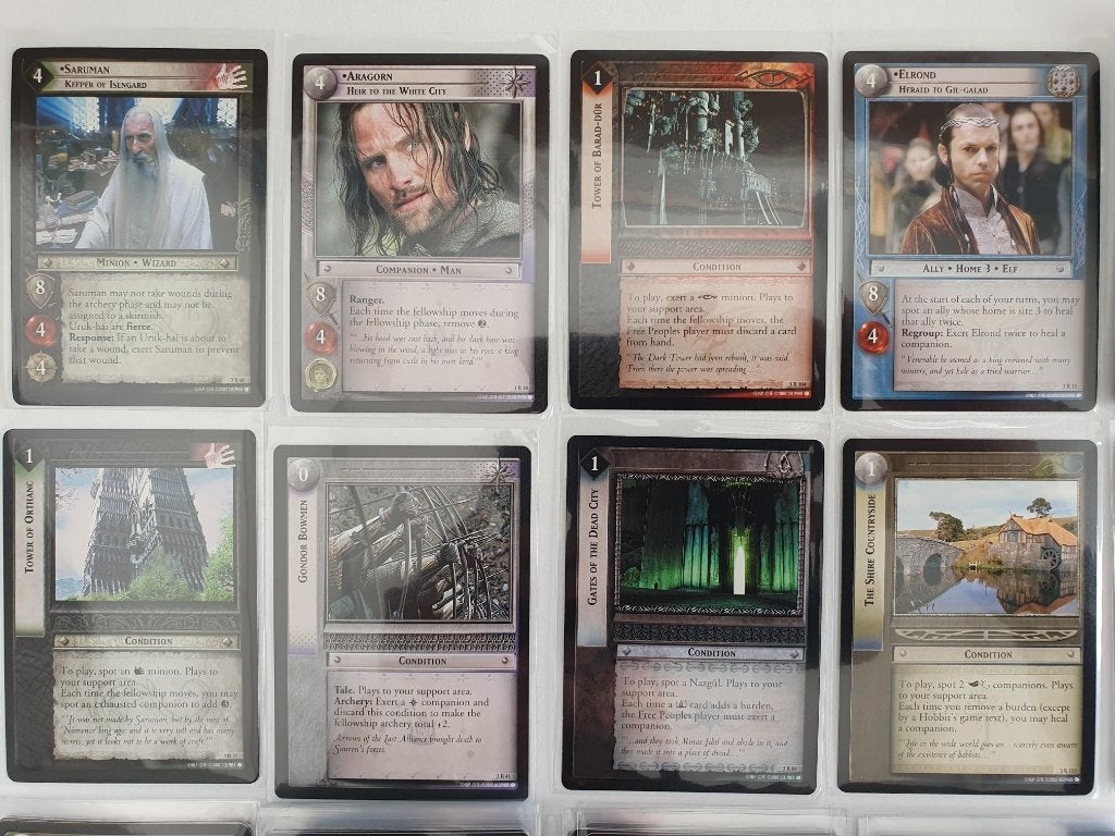 Lord of the Rings TCG - Set 3 (COMPLEET, 122 kaarten), Ophalen of Verzenden, Zo goed als nieuw, Spel