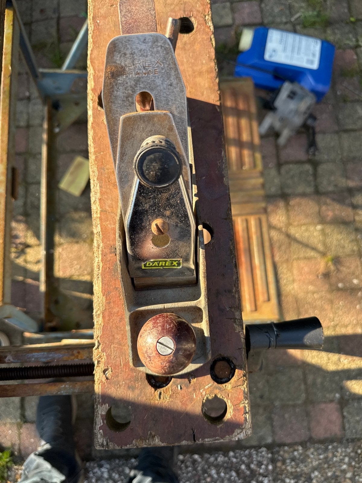 Oude DAREX schaaf - Vintage handgereedschap, Ophalen of Verzenden, Gebruikt, Overige typen, Overige merken