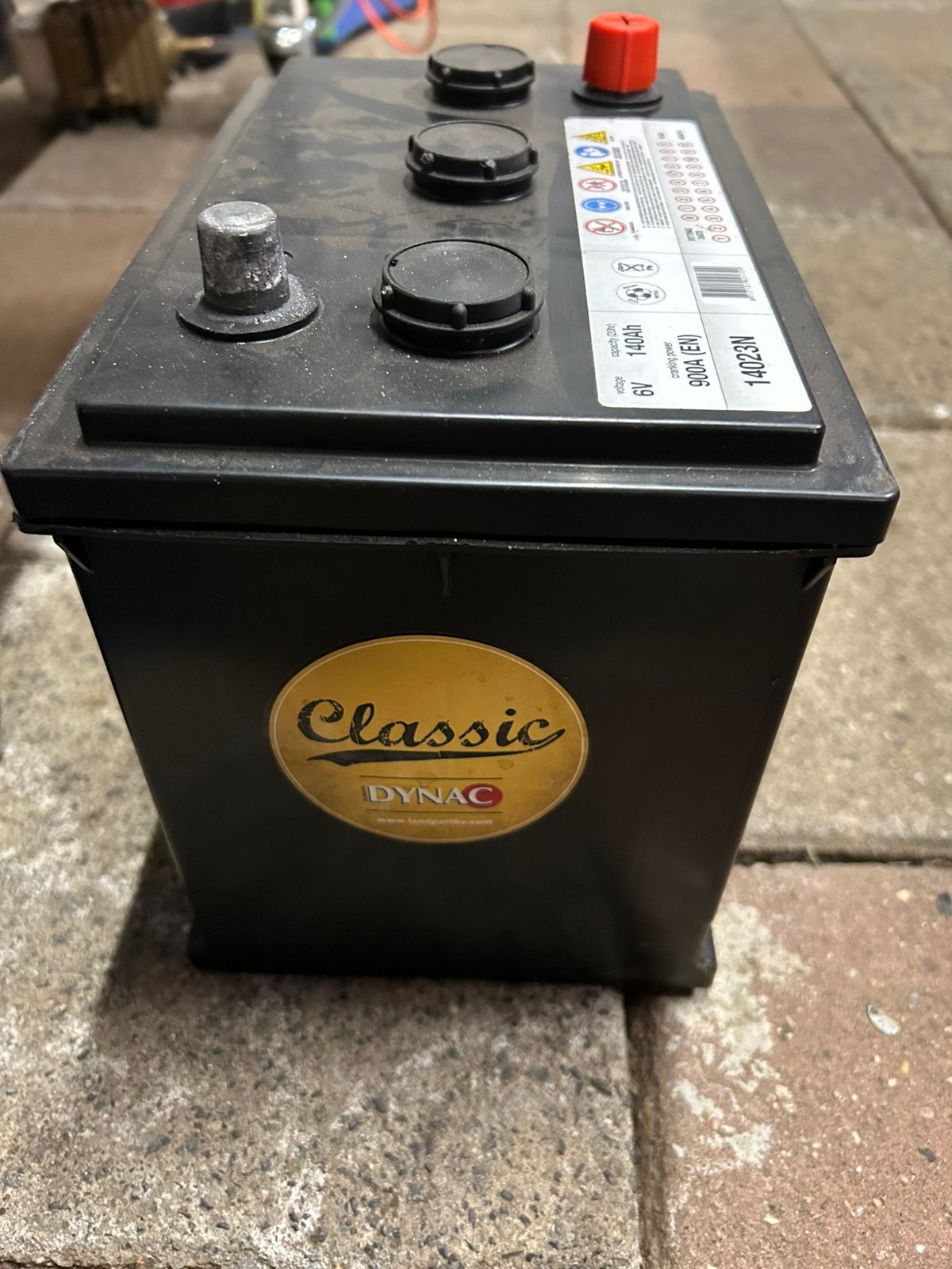 Classic dynac 6volt accu, Oldtimer onderdelen