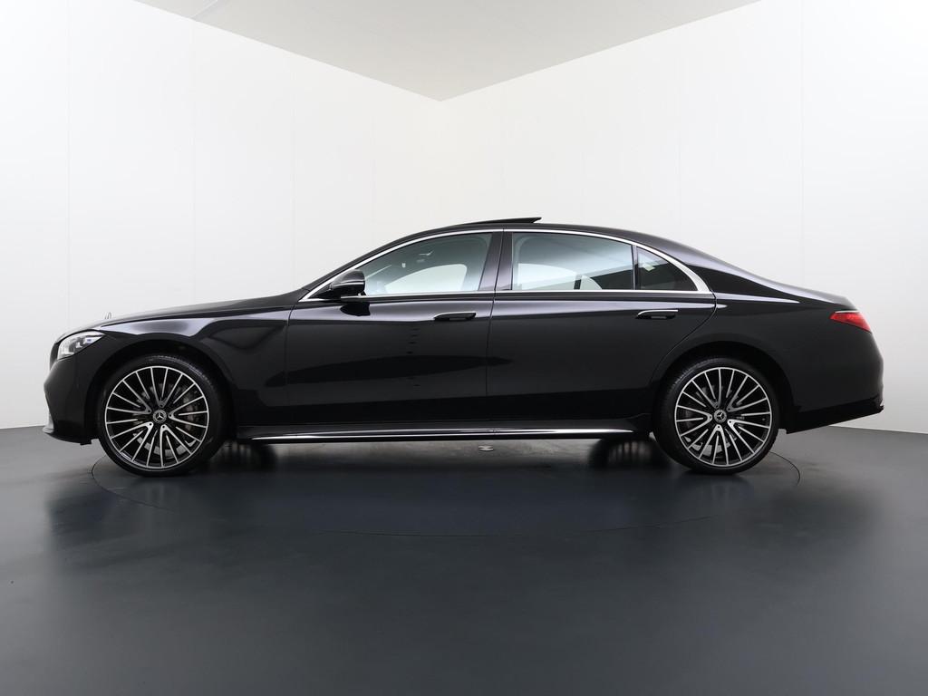 Mercedes-Benz S-klasse 580 4MATIC Lang AMG Line | Achteras b, Automaat, Gebruikt, Zwart, Bedrijf