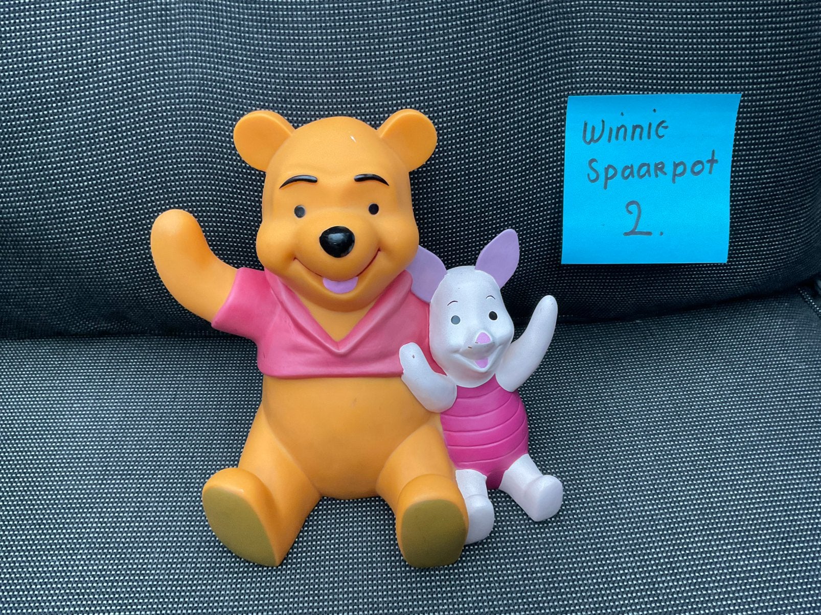 Gebruikte, verkleurd, Disney Winnie the Pooh spaarpot, Verzamelen, Disney, Ophalen, Winnie de Poeh of vrienden, Gebruikt, Beeldje of Figuurtje