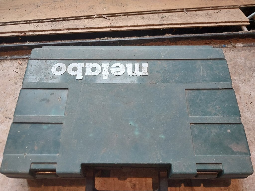 Metabo haakse slijper in koffer zgan, Ophalen, Gebruikt