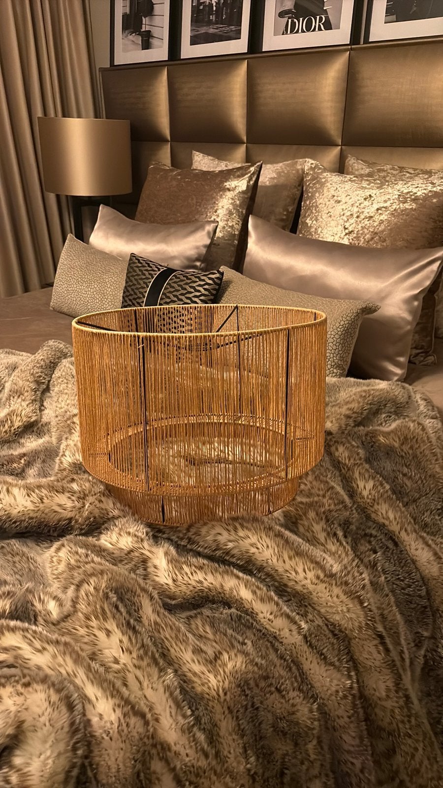 Super leuke Bali , Ibiza Bohemian stijl lampenkap, Ophalen of Verzenden, Zo goed als nieuw