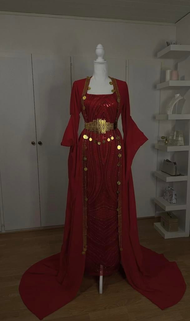 Hennah jurk, Kleding | Dames, Ophalen of Verzenden, Nieuw, Rood