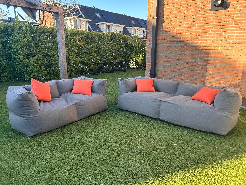 Loungebank, Ophalen, Zo goed als nieuw, Loungeset, Bank