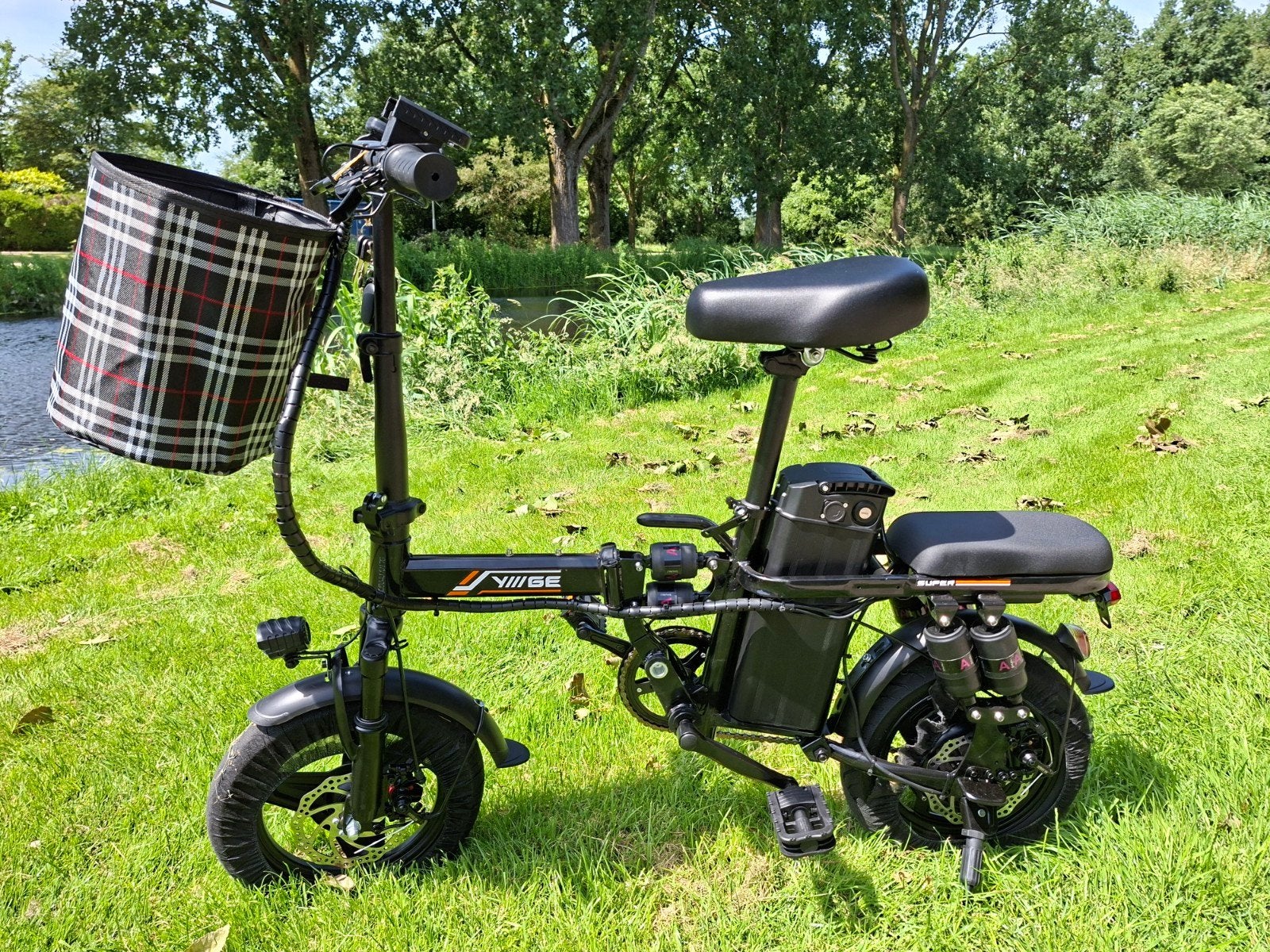 Vouwfiets elektrische, Fietsen en Brommers, Elektrische fietsen, Minder dan 47 cm, Ophalen, Overige merken