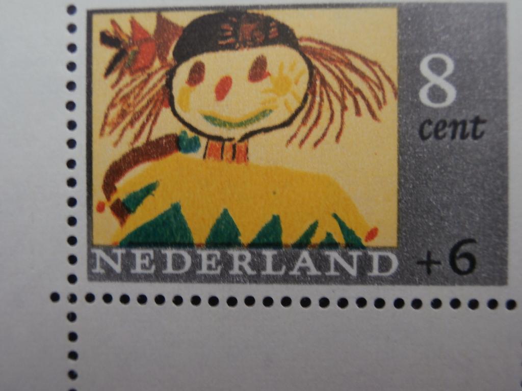 NL 1965; PLAATFOUT 854 PM14 VELLETJE KINDERZEGELS LEES, Postzegels en Munten, Postzegels | Nederland, Verzenden, Na 1940, Postfris