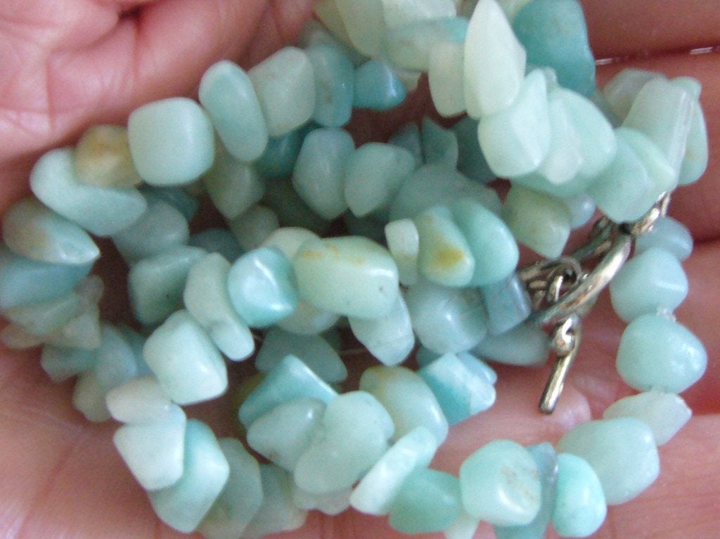 chrysopraas ketting 45cm chrysofraas chrysophraas edelsteen, Sieraden, Tassen en Uiterlijk, Kettingen, Ophalen of Verzenden, Zo goed als nieuw