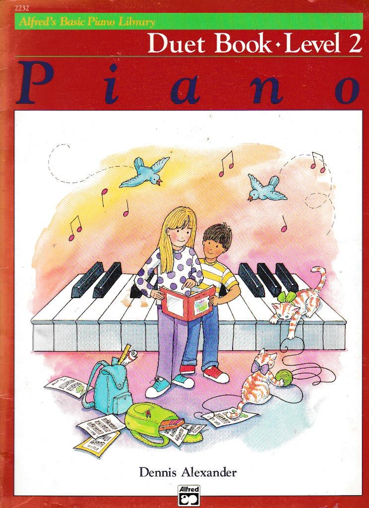 Alfred basic piano Duet book level 2, Gebruikt, Verzenden, Overige genres, Artiest of Componist