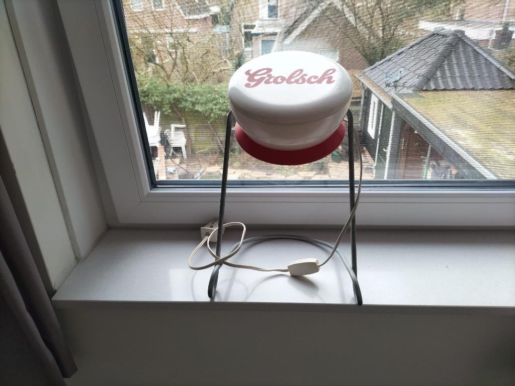 Grolsch collectors item, Gebruikt, Overige merken, Wit, Inclusief lichtbron