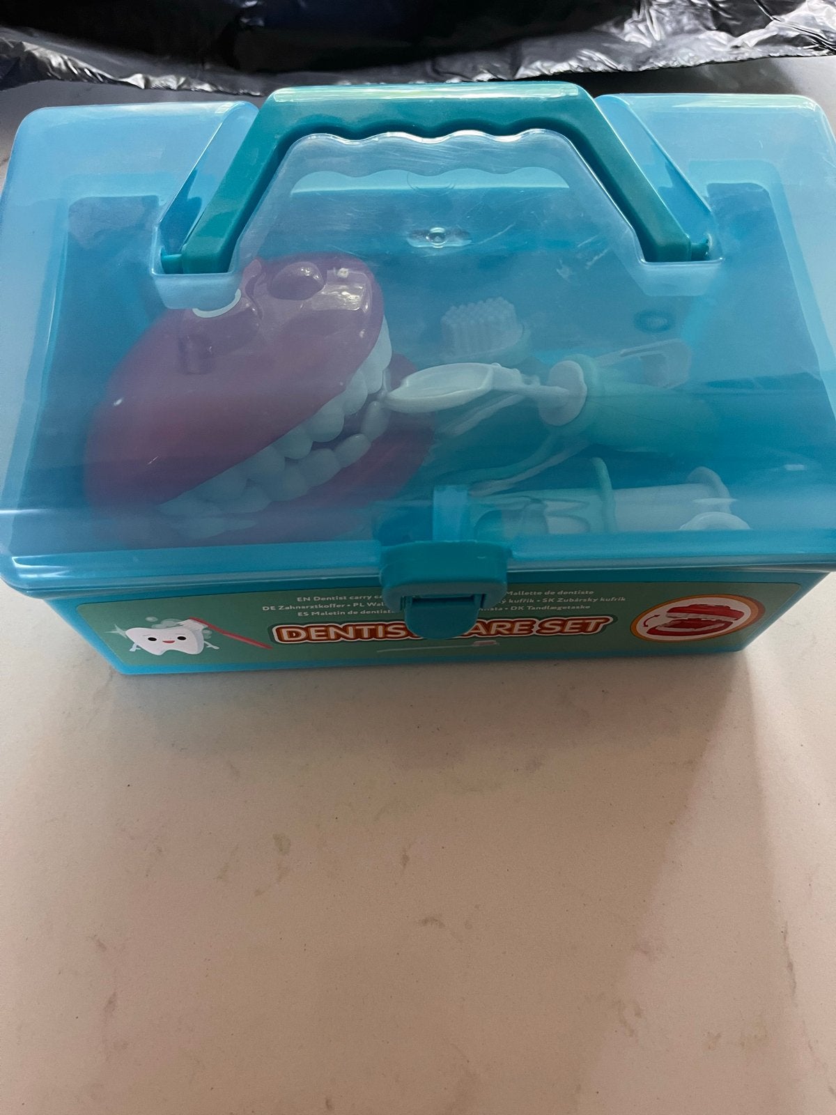 Dentist Care Set Speelgoed Tandartsset voor Kinderen, Ophalen of Verzenden, Zo goed als nieuw, Knutselen