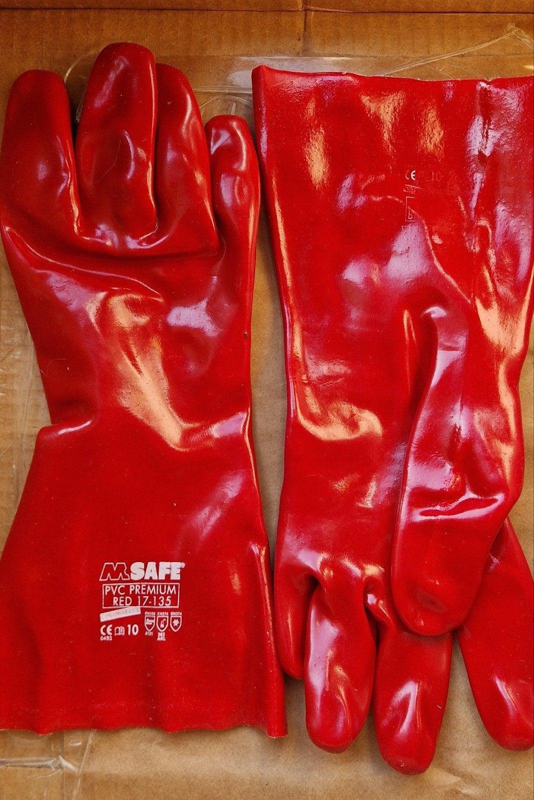Sterke lange PVC handschoenen XL, Ophalen of Verzenden, Nieuw