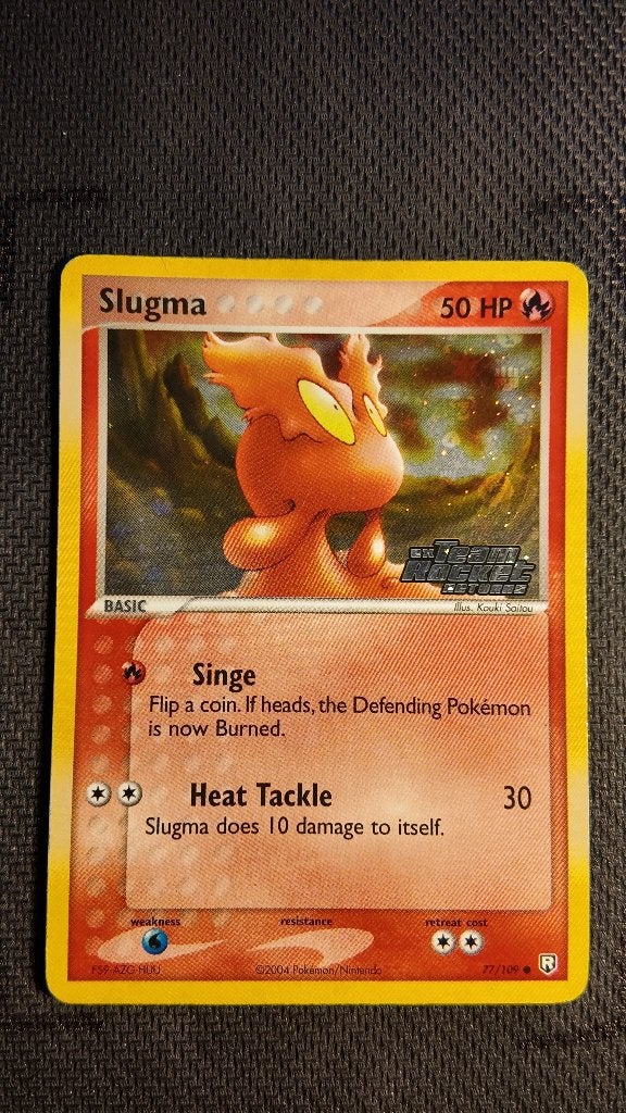 Slugma 77 Team Rocket Returns | Pokemon kaart, Ophalen, Zo goed als nieuw, Losse kaart, Foil